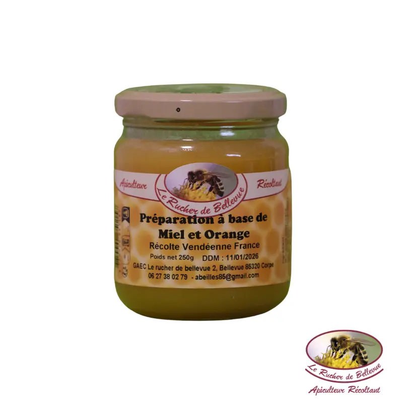 B92 Préparation de Miel et Orange 250g