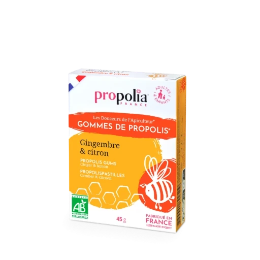 F2 Gomme propolis Gingembre et Citron Propolia