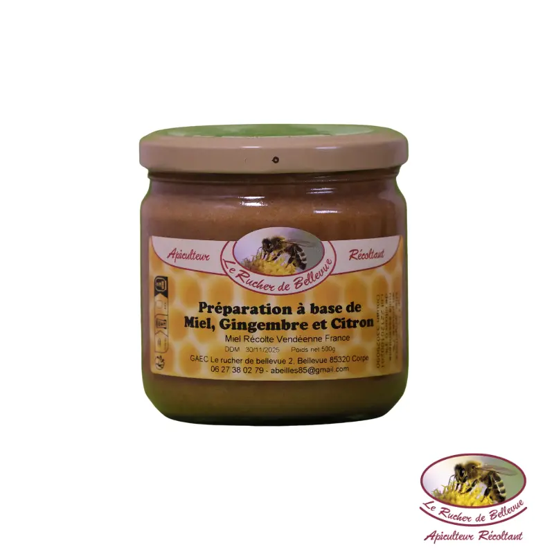 C3 Préparation de Miel et Citron Gingembre 500g